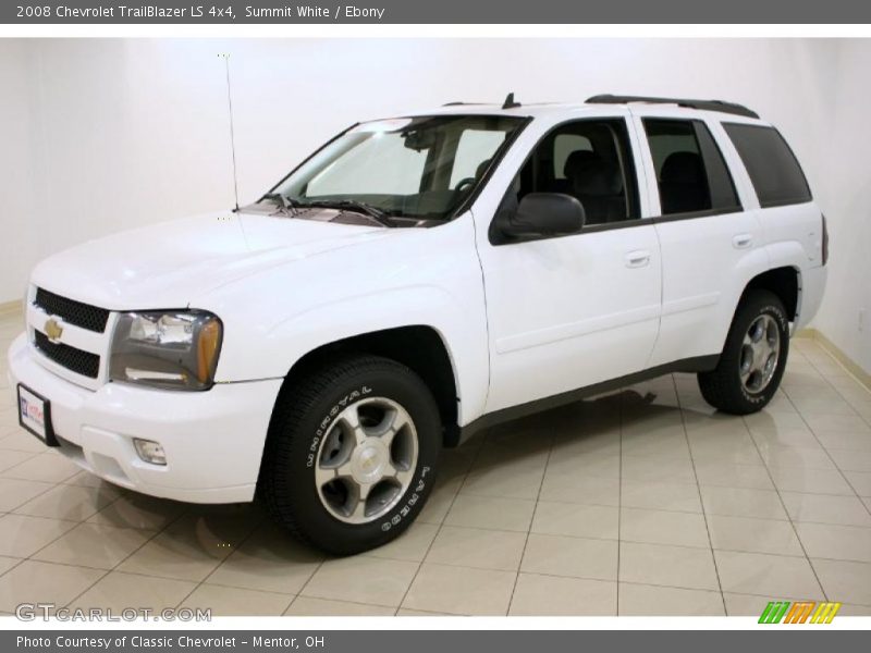 Summit White / Ebony 2008 Chevrolet TrailBlazer LS 4x4