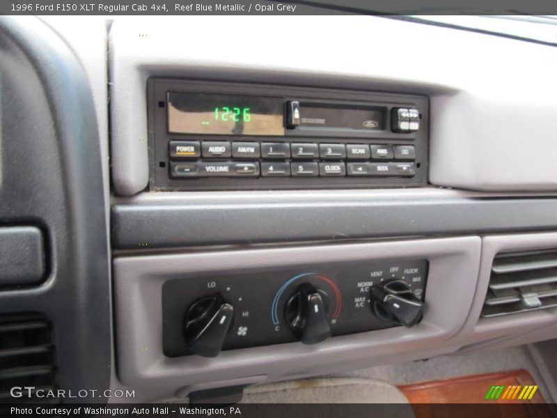 Reef Blue Metallic / Opal Grey 1996 Ford F150 XLT Regular Cab 4x4