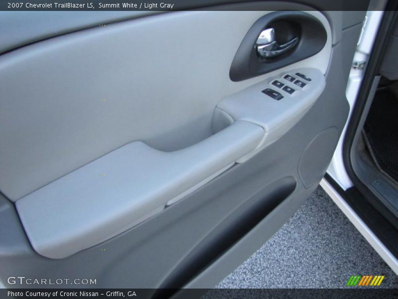 Summit White / Light Gray 2007 Chevrolet TrailBlazer LS