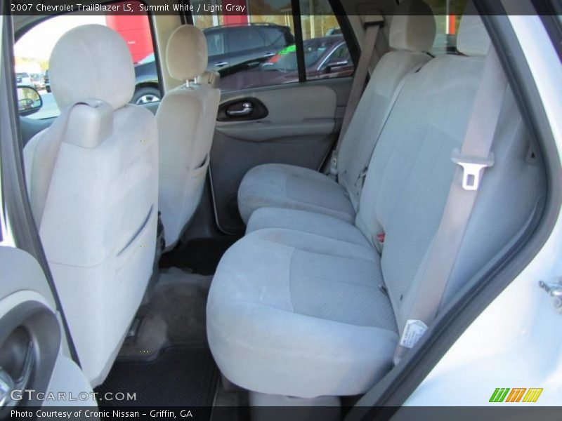 Summit White / Light Gray 2007 Chevrolet TrailBlazer LS