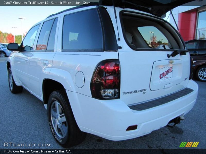 Summit White / Light Gray 2007 Chevrolet TrailBlazer LS