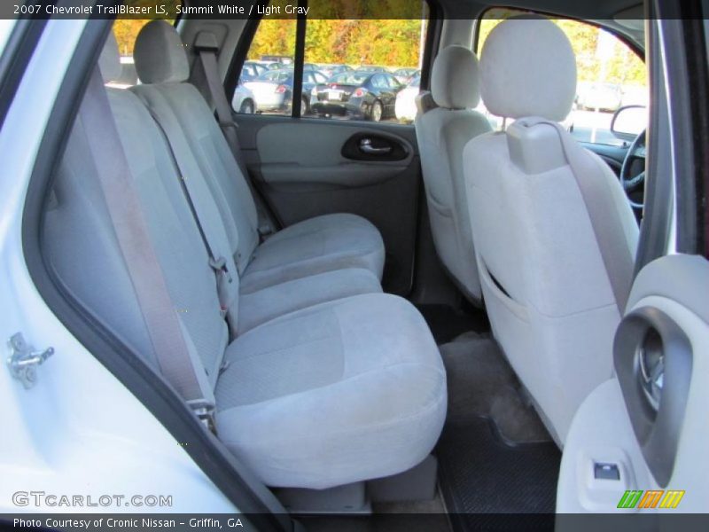 Summit White / Light Gray 2007 Chevrolet TrailBlazer LS