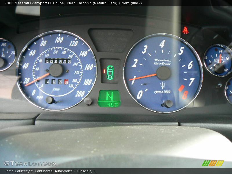 Nero Carbonio (Metallic Black) / Nero (Black) 2006 Maserati GranSport LE Coupe