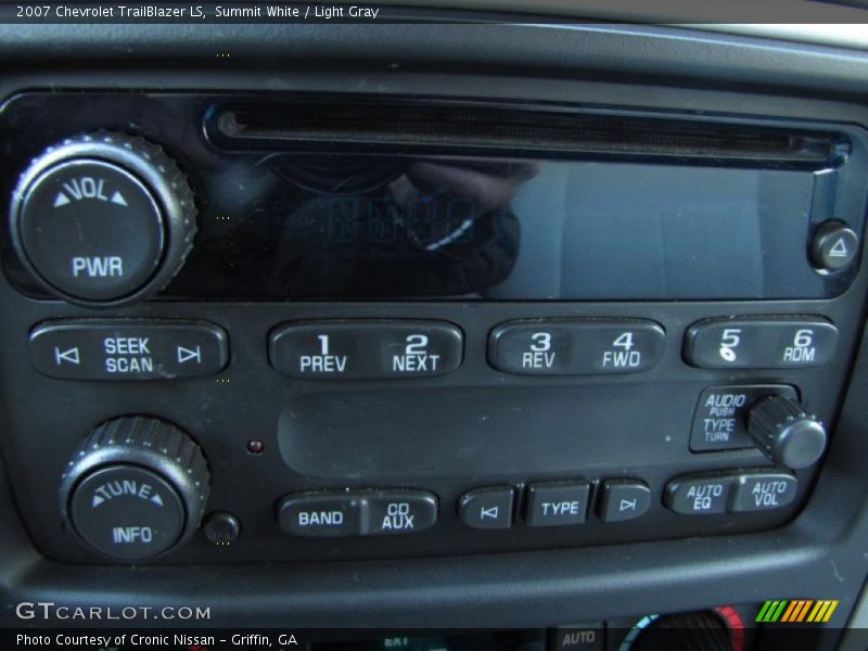 Summit White / Light Gray 2007 Chevrolet TrailBlazer LS