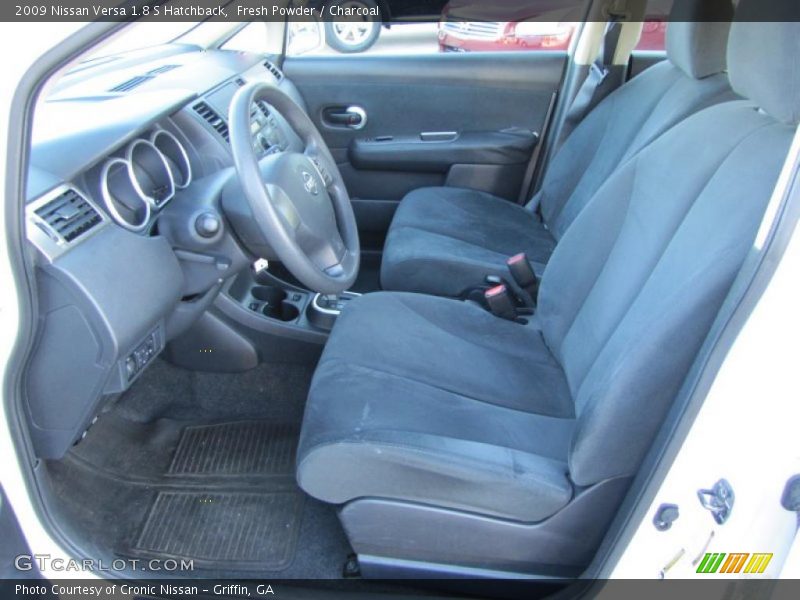 Fresh Powder / Charcoal 2009 Nissan Versa 1.8 S Hatchback