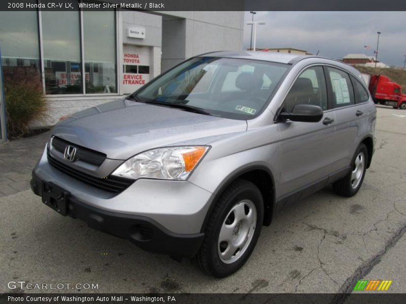 Whistler Silver Metallic / Black 2008 Honda CR-V LX