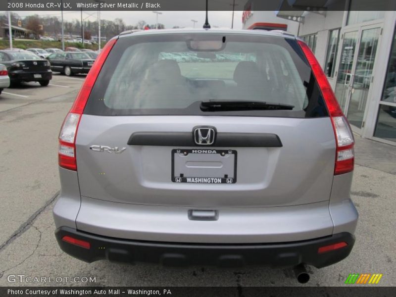 Whistler Silver Metallic / Black 2008 Honda CR-V LX