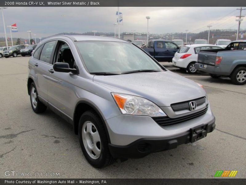 Whistler Silver Metallic / Black 2008 Honda CR-V LX