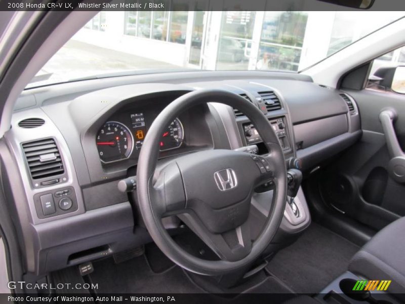 Whistler Silver Metallic / Black 2008 Honda CR-V LX