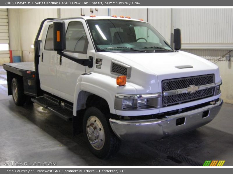 Front 3/4 View of 2006 C Series Kodiak C4500 Crew Cab Chassis