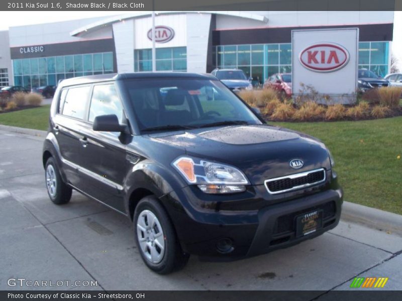 Shadow Black / Black Cloth 2011 Kia Soul 1.6