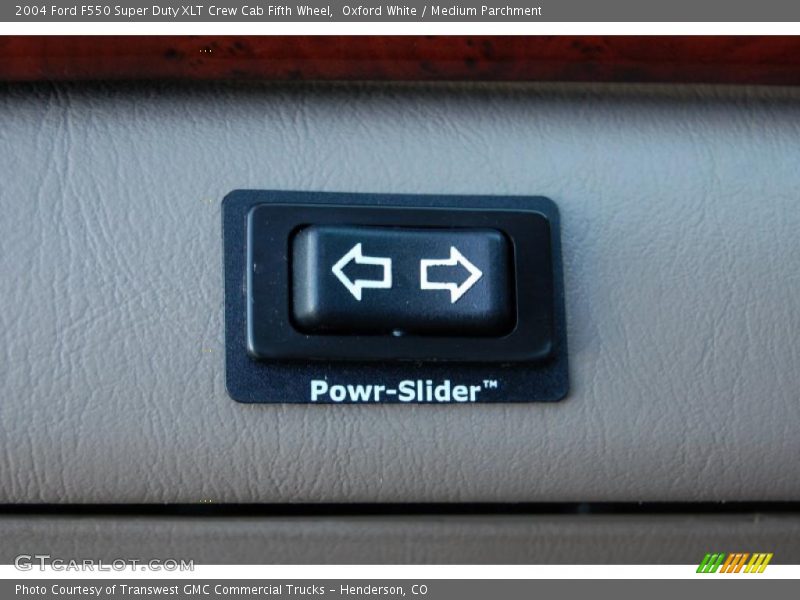 Oxford White / Medium Parchment 2004 Ford F550 Super Duty XLT Crew Cab Fifth Wheel