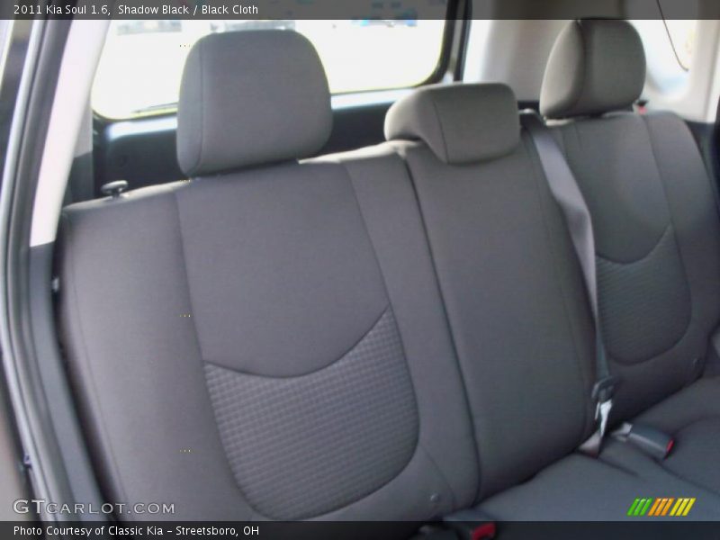  2011 Soul 1.6 Black Cloth Interior