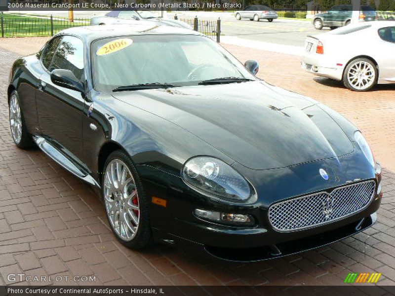 Nero Carbonio (Metallic Black) / Nero (Black) 2006 Maserati GranSport LE Coupe