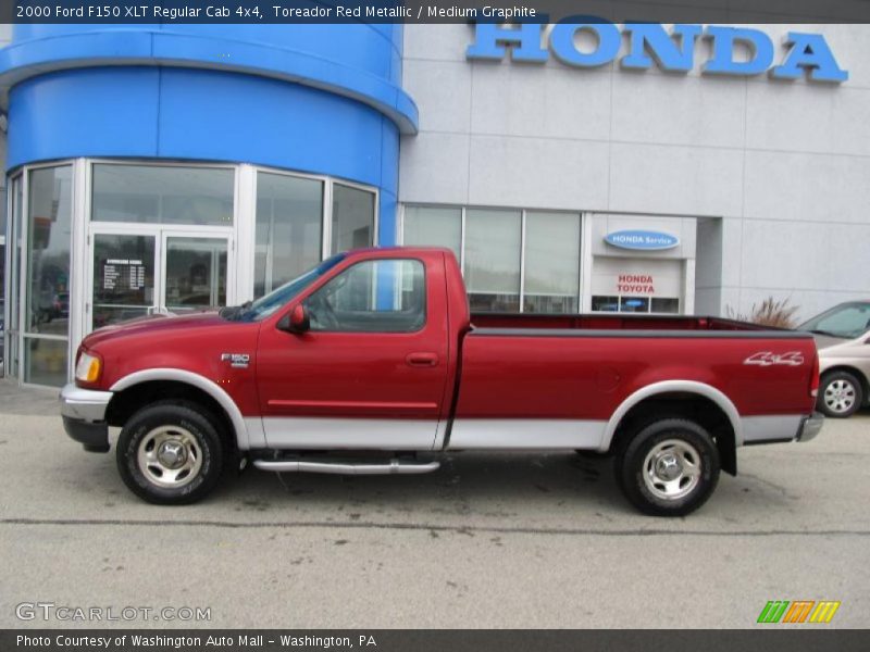 Toreador Red Metallic / Medium Graphite 2000 Ford F150 XLT Regular Cab 4x4