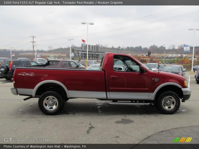 Toreador Red Metallic / Medium Graphite 2000 Ford F150 XLT Regular Cab 4x4