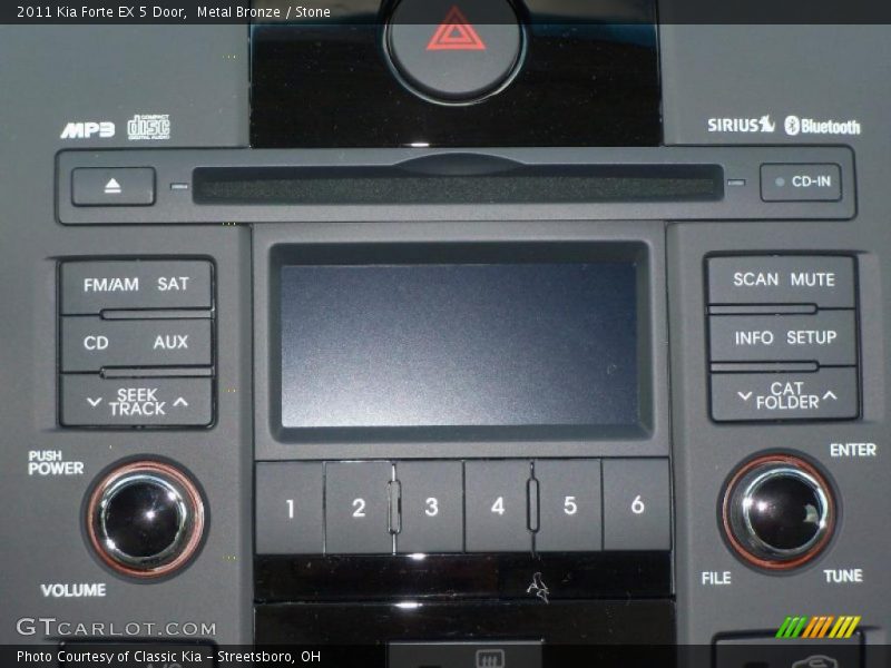 Controls of 2011 Forte EX 5 Door