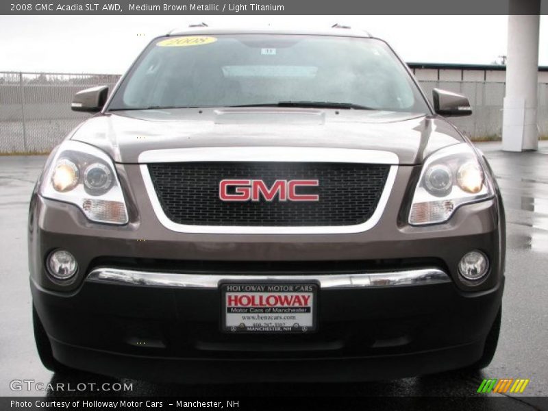 Medium Brown Metallic / Light Titanium 2008 GMC Acadia SLT AWD