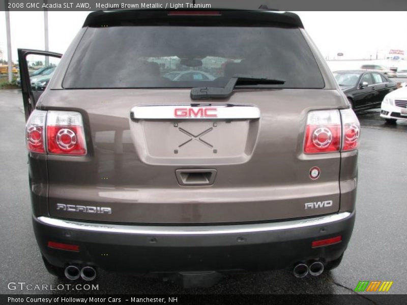 Medium Brown Metallic / Light Titanium 2008 GMC Acadia SLT AWD