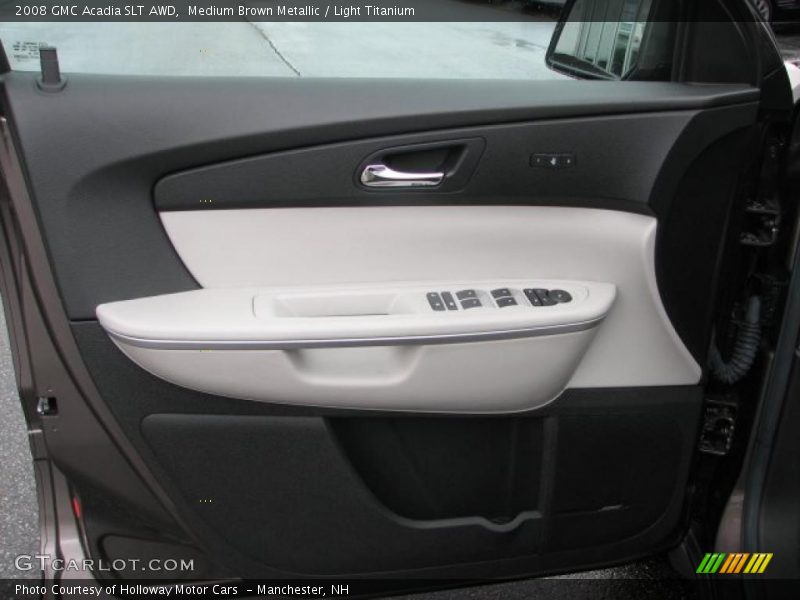 Medium Brown Metallic / Light Titanium 2008 GMC Acadia SLT AWD