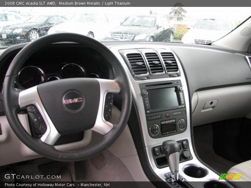 Medium Brown Metallic / Light Titanium 2008 GMC Acadia SLT AWD