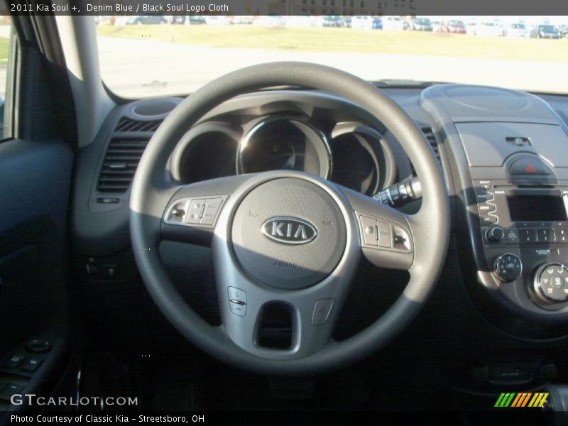 Denim Blue / Black Soul Logo Cloth 2011 Kia Soul +