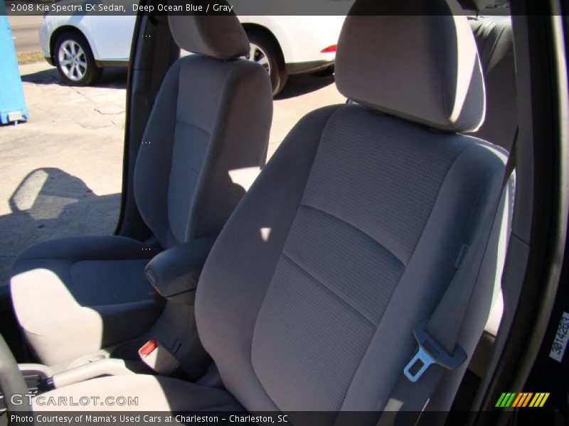 Deep Ocean Blue / Gray 2008 Kia Spectra EX Sedan