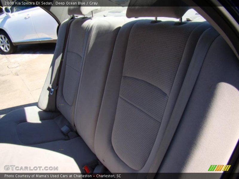 Deep Ocean Blue / Gray 2008 Kia Spectra EX Sedan