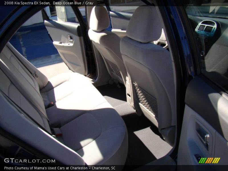 Deep Ocean Blue / Gray 2008 Kia Spectra EX Sedan