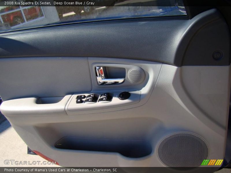 Deep Ocean Blue / Gray 2008 Kia Spectra EX Sedan