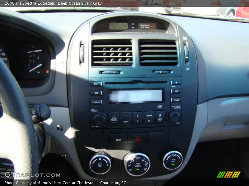 Deep Ocean Blue / Gray 2008 Kia Spectra EX Sedan