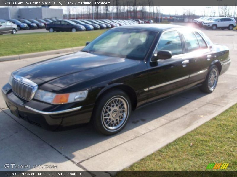 Black / Medium Parchment 2000 Mercury Grand Marquis GS