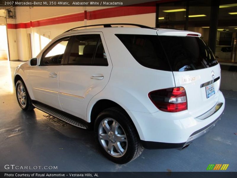 Alabaster White / Macadamia 2007 Mercedes-Benz ML 350 4Matic