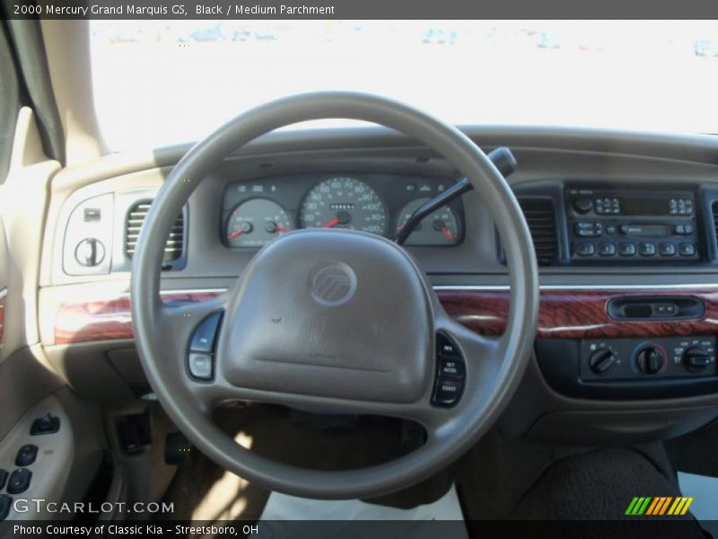 Black / Medium Parchment 2000 Mercury Grand Marquis GS