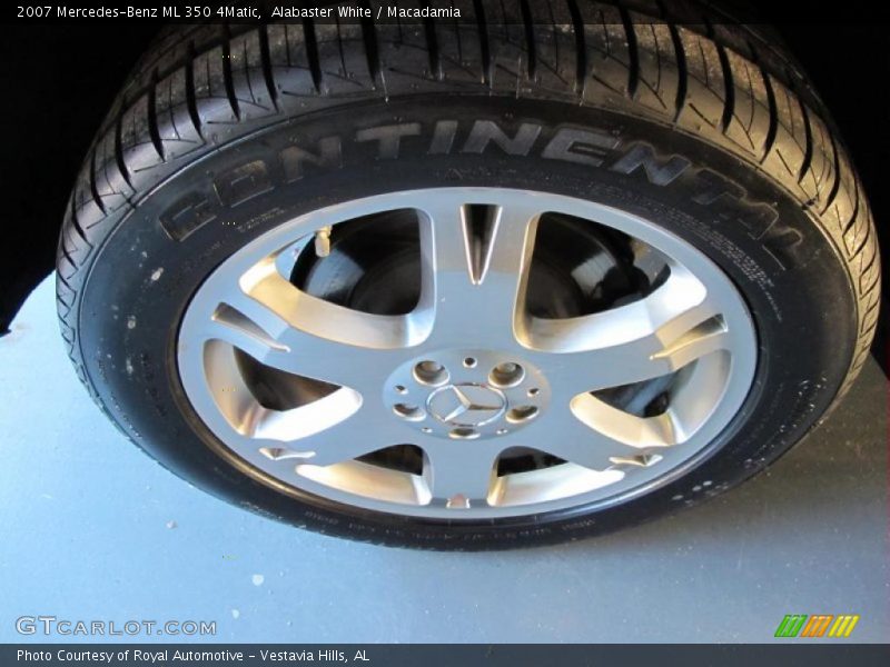 Alabaster White / Macadamia 2007 Mercedes-Benz ML 350 4Matic