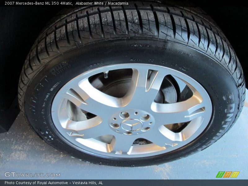 Alabaster White / Macadamia 2007 Mercedes-Benz ML 350 4Matic