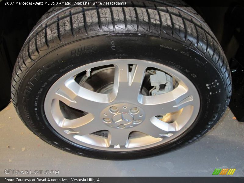 Alabaster White / Macadamia 2007 Mercedes-Benz ML 350 4Matic