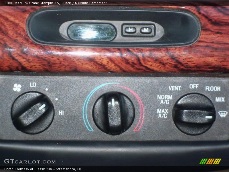 Black / Medium Parchment 2000 Mercury Grand Marquis GS