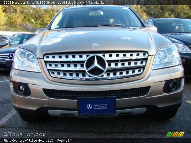 Sand Beige Metallic / Macadamia 2008 Mercedes-Benz ML 350 4Matic