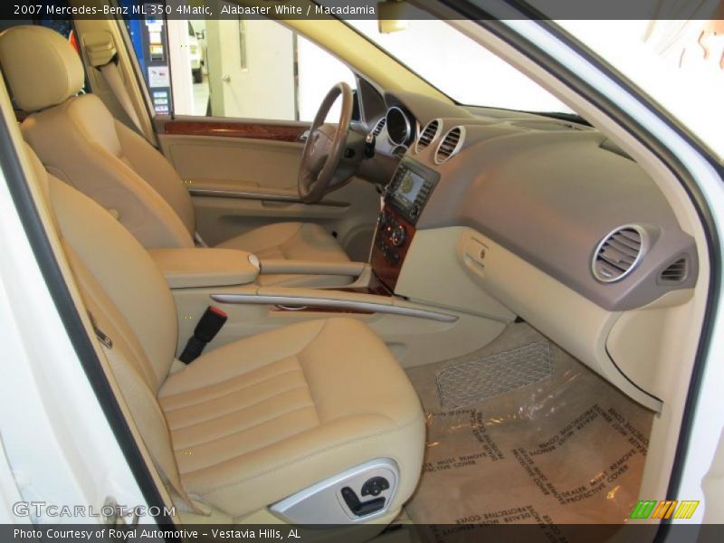 Alabaster White / Macadamia 2007 Mercedes-Benz ML 350 4Matic
