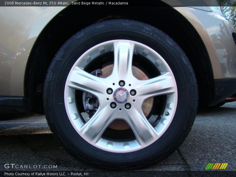 Sand Beige Metallic / Macadamia 2008 Mercedes-Benz ML 350 4Matic