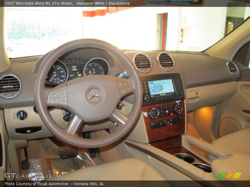 Alabaster White / Macadamia 2007 Mercedes-Benz ML 350 4Matic