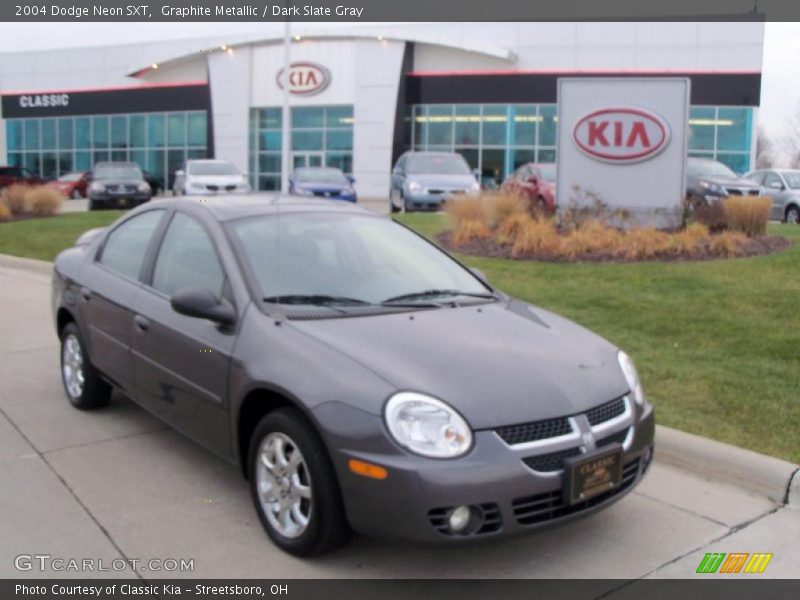 Graphite Metallic / Dark Slate Gray 2004 Dodge Neon SXT