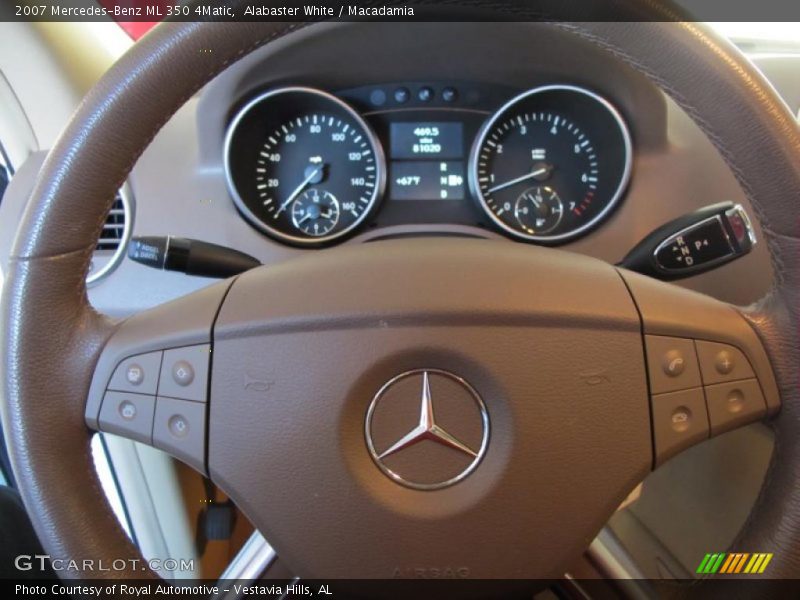 Alabaster White / Macadamia 2007 Mercedes-Benz ML 350 4Matic