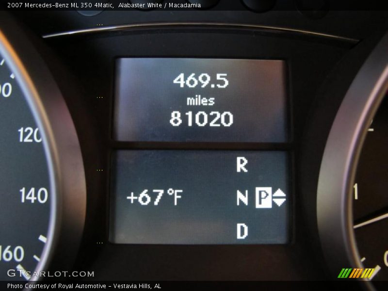 Alabaster White / Macadamia 2007 Mercedes-Benz ML 350 4Matic