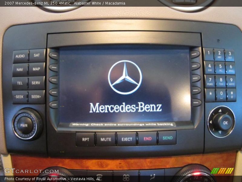Alabaster White / Macadamia 2007 Mercedes-Benz ML 350 4Matic