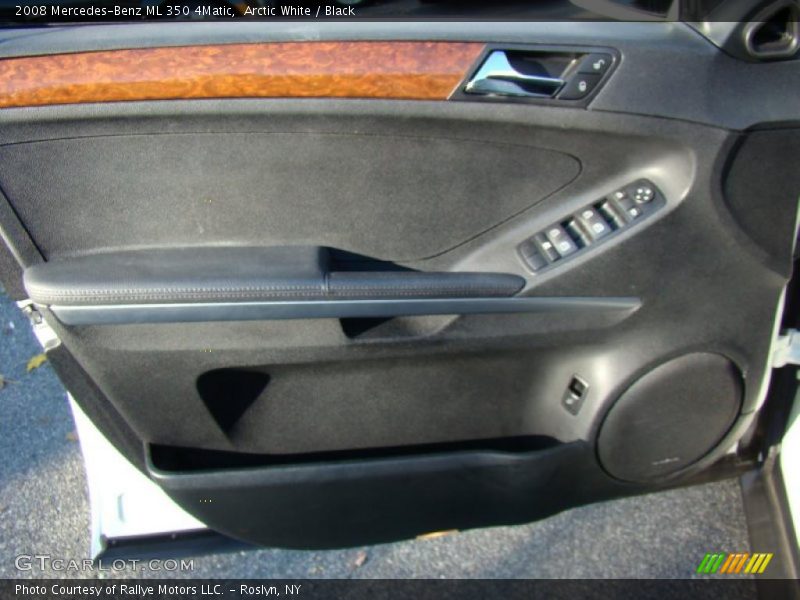 Arctic White / Black 2008 Mercedes-Benz ML 350 4Matic