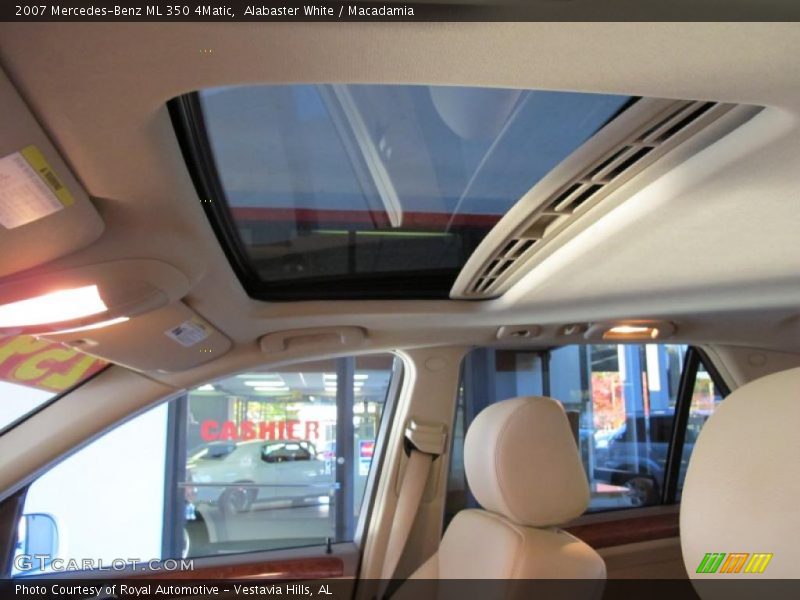 Alabaster White / Macadamia 2007 Mercedes-Benz ML 350 4Matic
