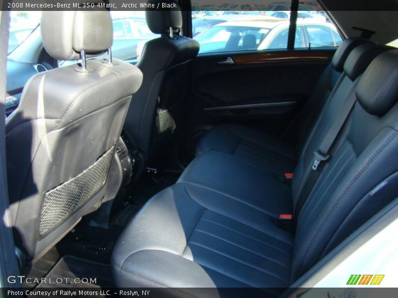 Arctic White / Black 2008 Mercedes-Benz ML 350 4Matic