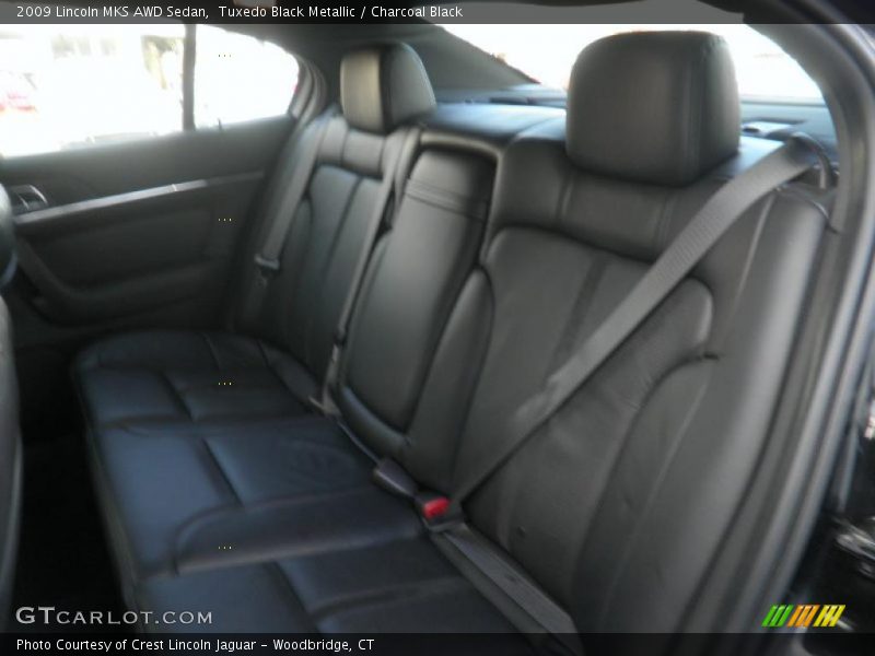 Tuxedo Black Metallic / Charcoal Black 2009 Lincoln MKS AWD Sedan